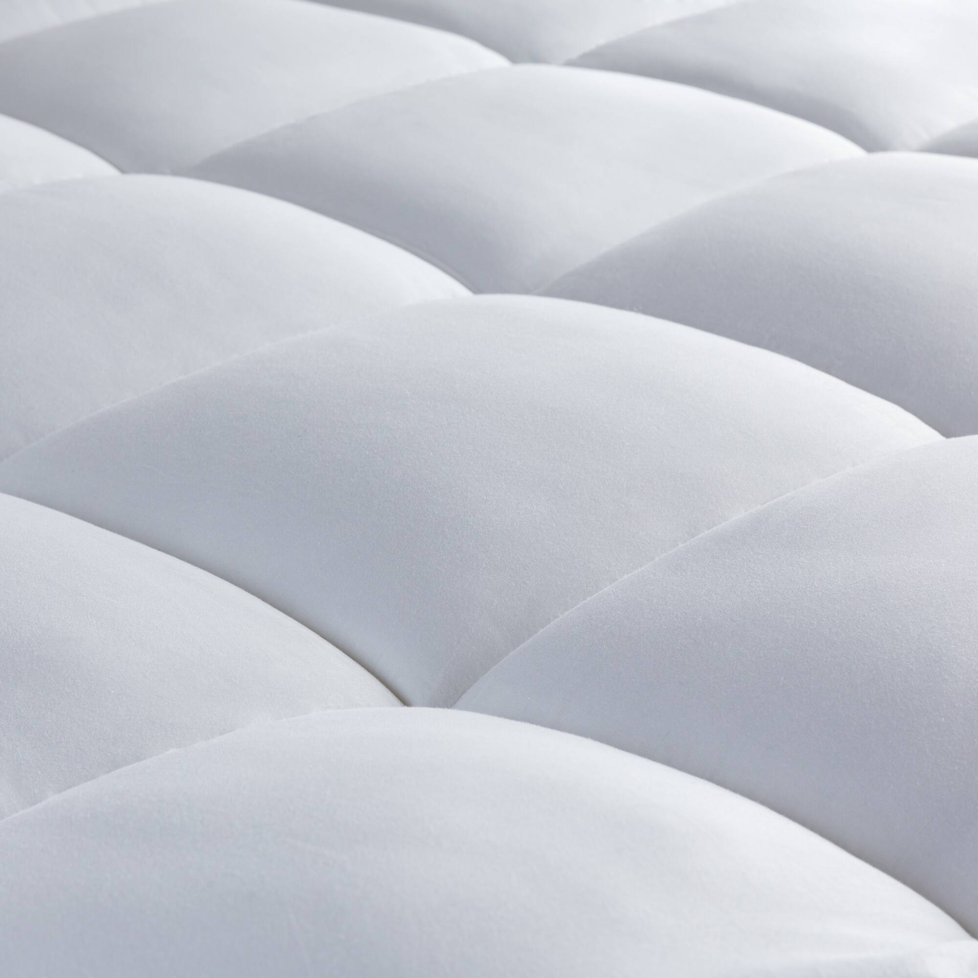 Alt View 16. Brookside - 4" Twin XL Down Alternative Mattress Topper - White.