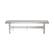 Left. Koolmore - 12" x 36" 18-Gauge Stainless-Steel Heavy Duty Wall Shelf with Pot Rack, WMPS-1236. - Stainless-Steel.