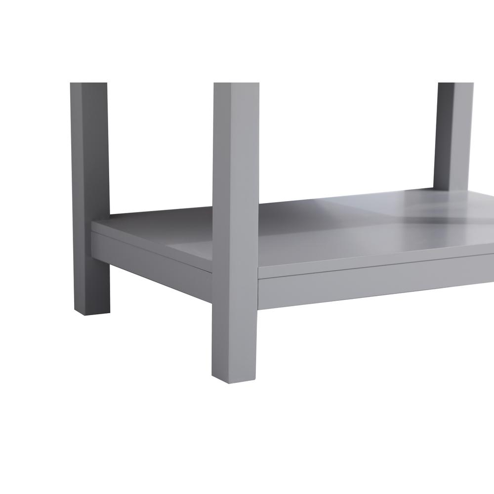 Left. Elegant Kitchen and Bath - 30 inch Single Bathroom Vanity in Grey - Grey.