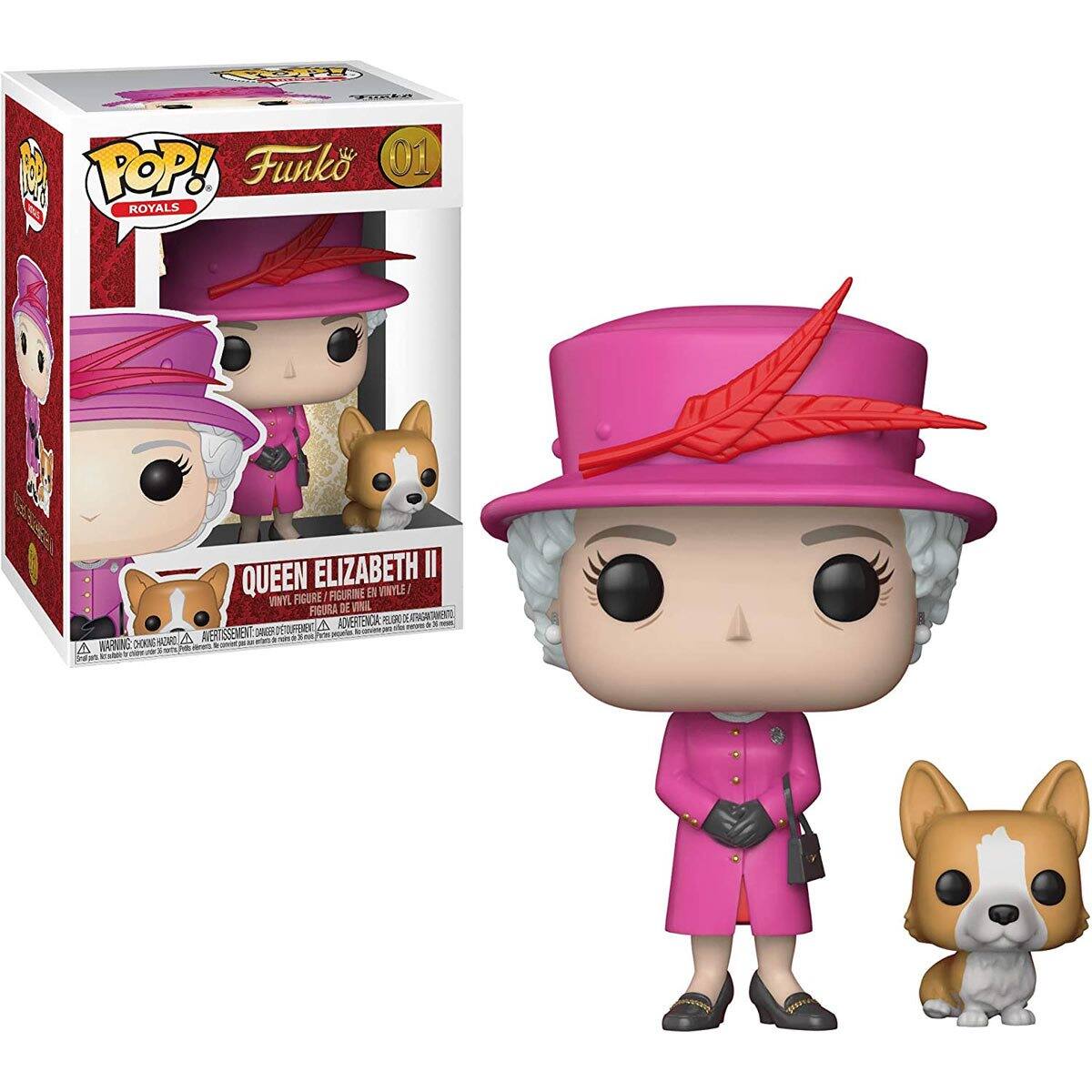 Funko 01 30 Royals Queen Elizabeth II Vinyl Figure Figurine En Vinyle Figura De Vinil