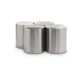 Meridian Furniture - Dimple Coffee Table - Silver