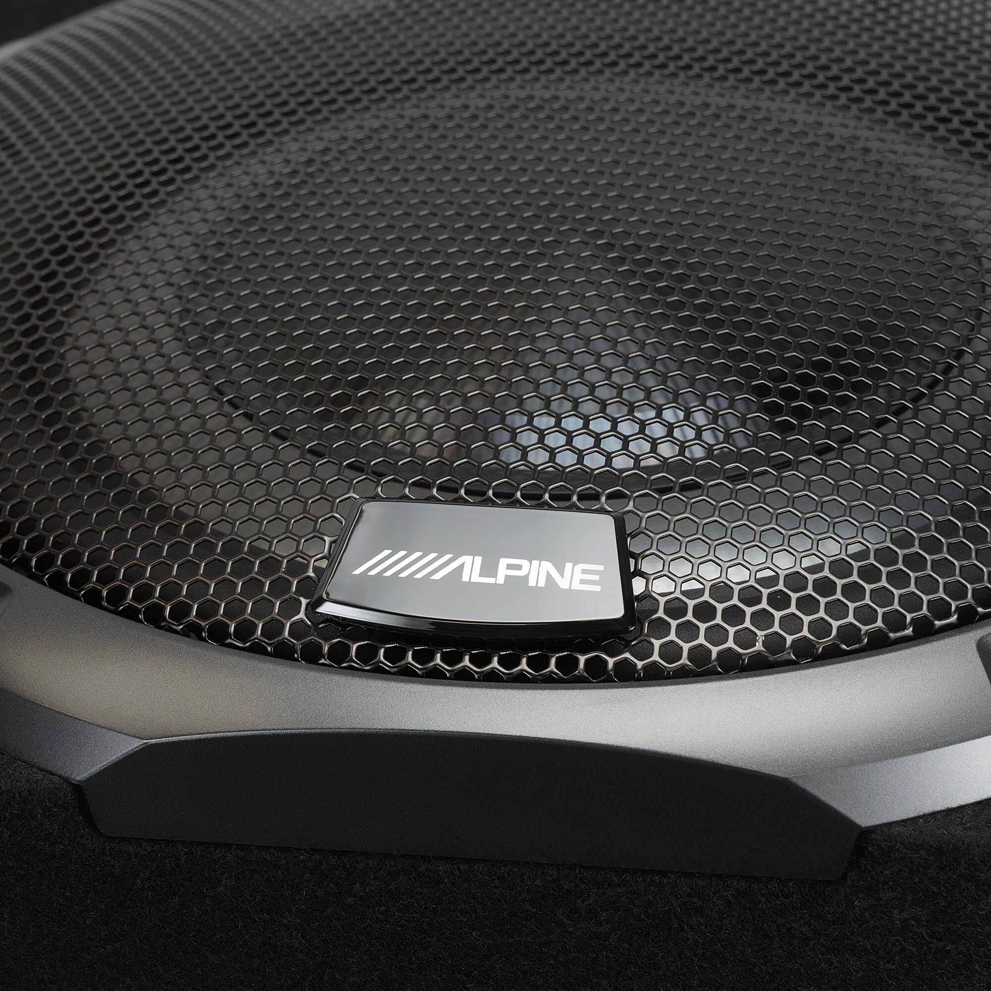 Alt View 5. Alpine - Alpine PWV-SB12 12" BassRev™ Powered Subwoofer Enclosure - Black/Gray.