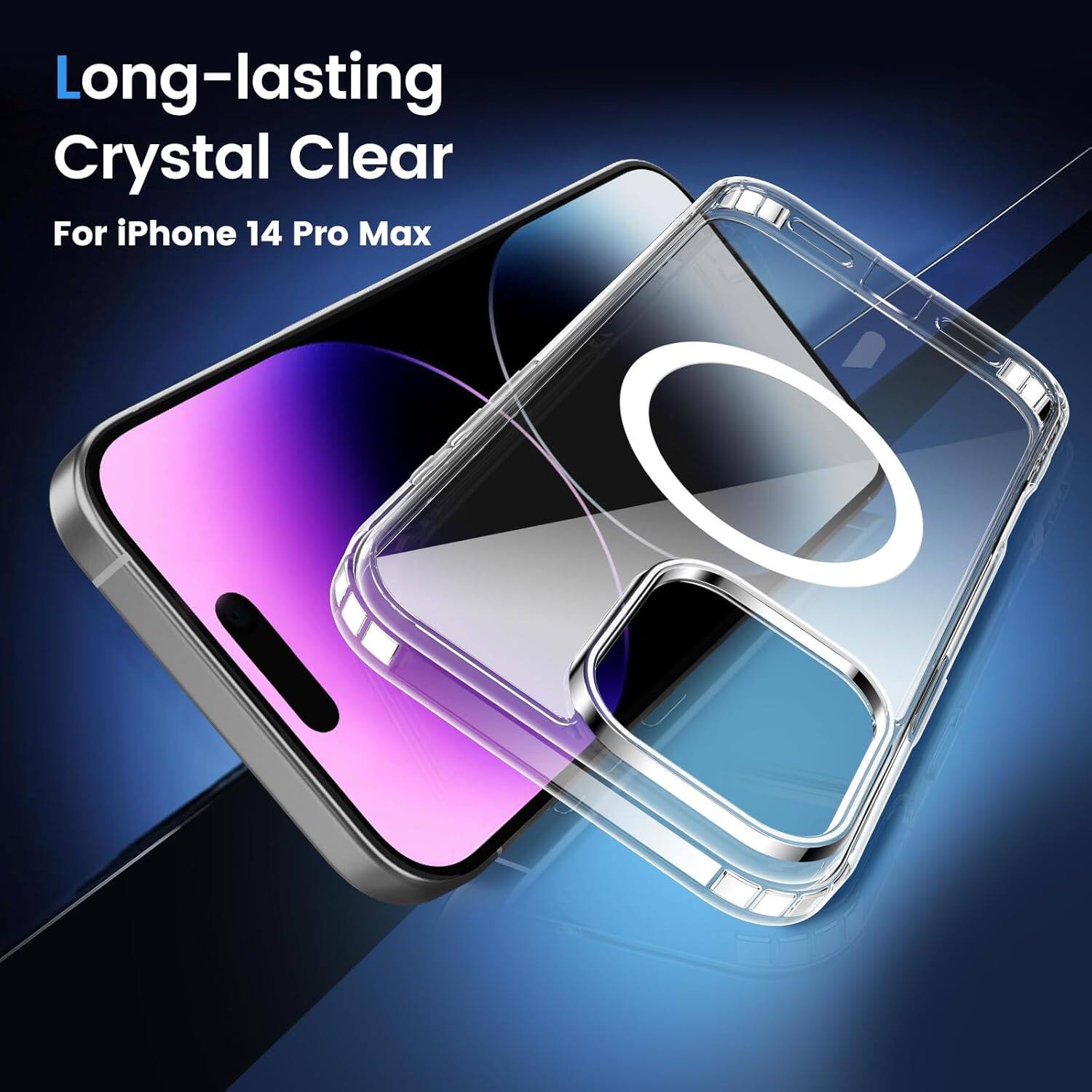Long-lasting Crystal Clear
For iPhone 14 Pro Max