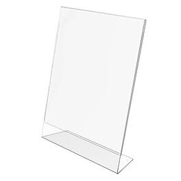 Deflecto - Image Document Holder, 8.5" x 11", Vertical, Table Top, Plastic (69701) - Clear