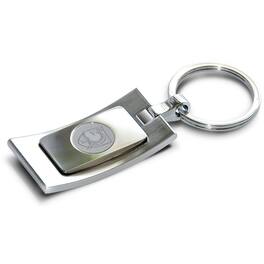 Jardine - Army Black Knights Team Logo Curve Key Ring - Silver