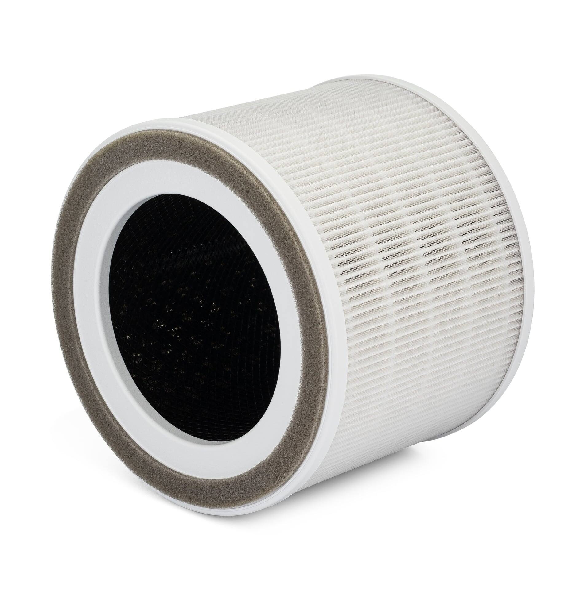 Angle. CRANE - Crane EE-5077 Air Purifier Replacement HEPA Filter - White.