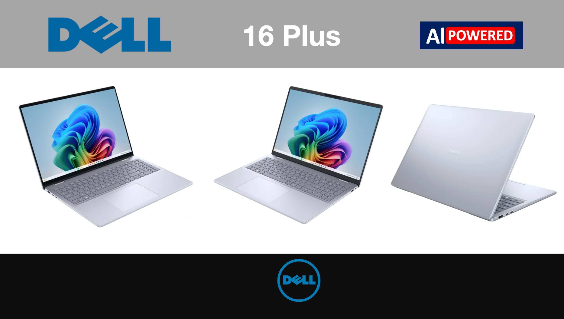 Dell 16 Plus Laptop (Ultra 9 288V, 32GB, 1TB PCIe SSD, 16.0 Touch