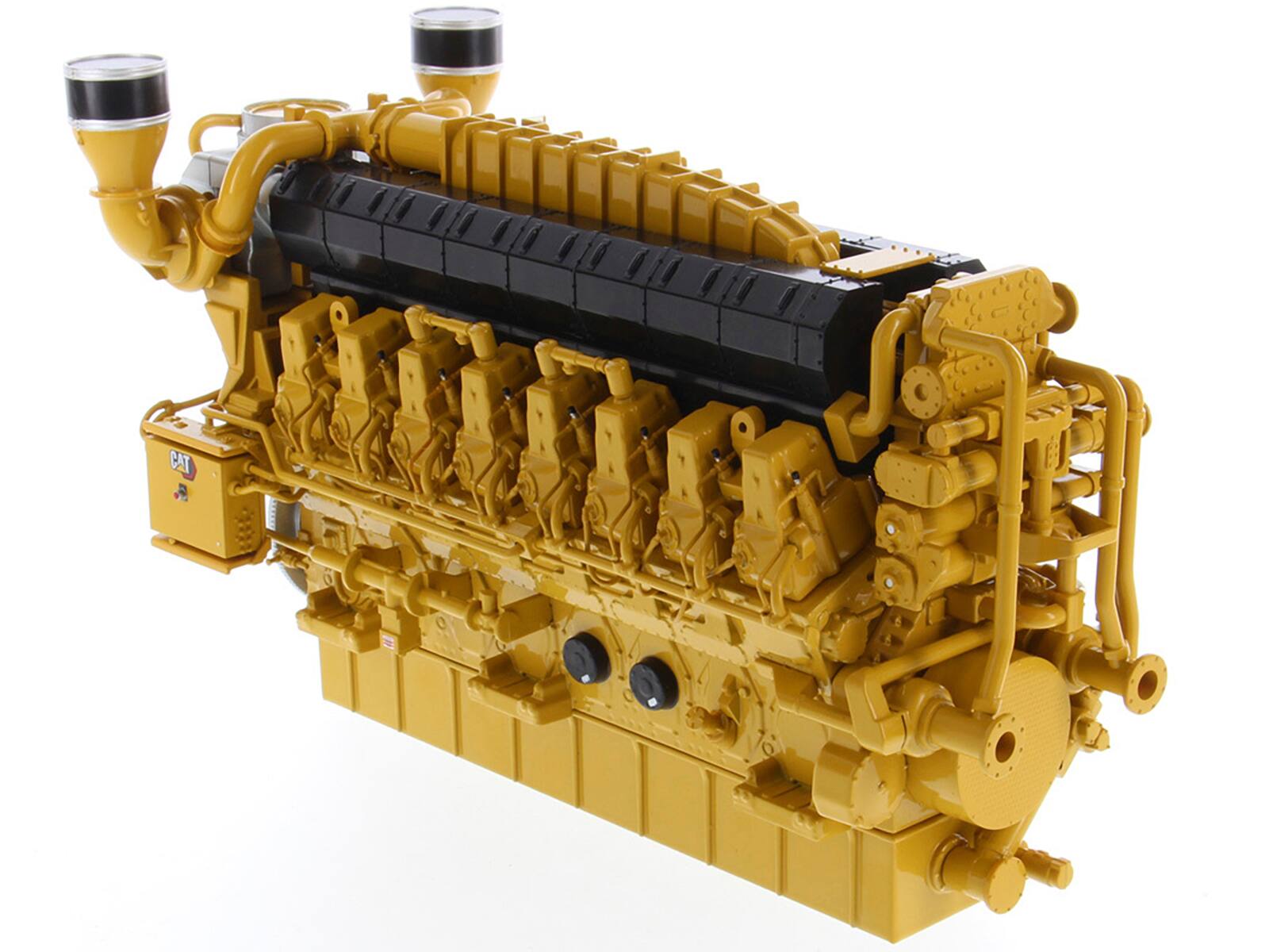 Back. Diecast Masters - CAT Caterpillar G3616 Gas Compression Engine "High Line" Series 1/25 Diecast Model by Diecast Masters - Yellow .