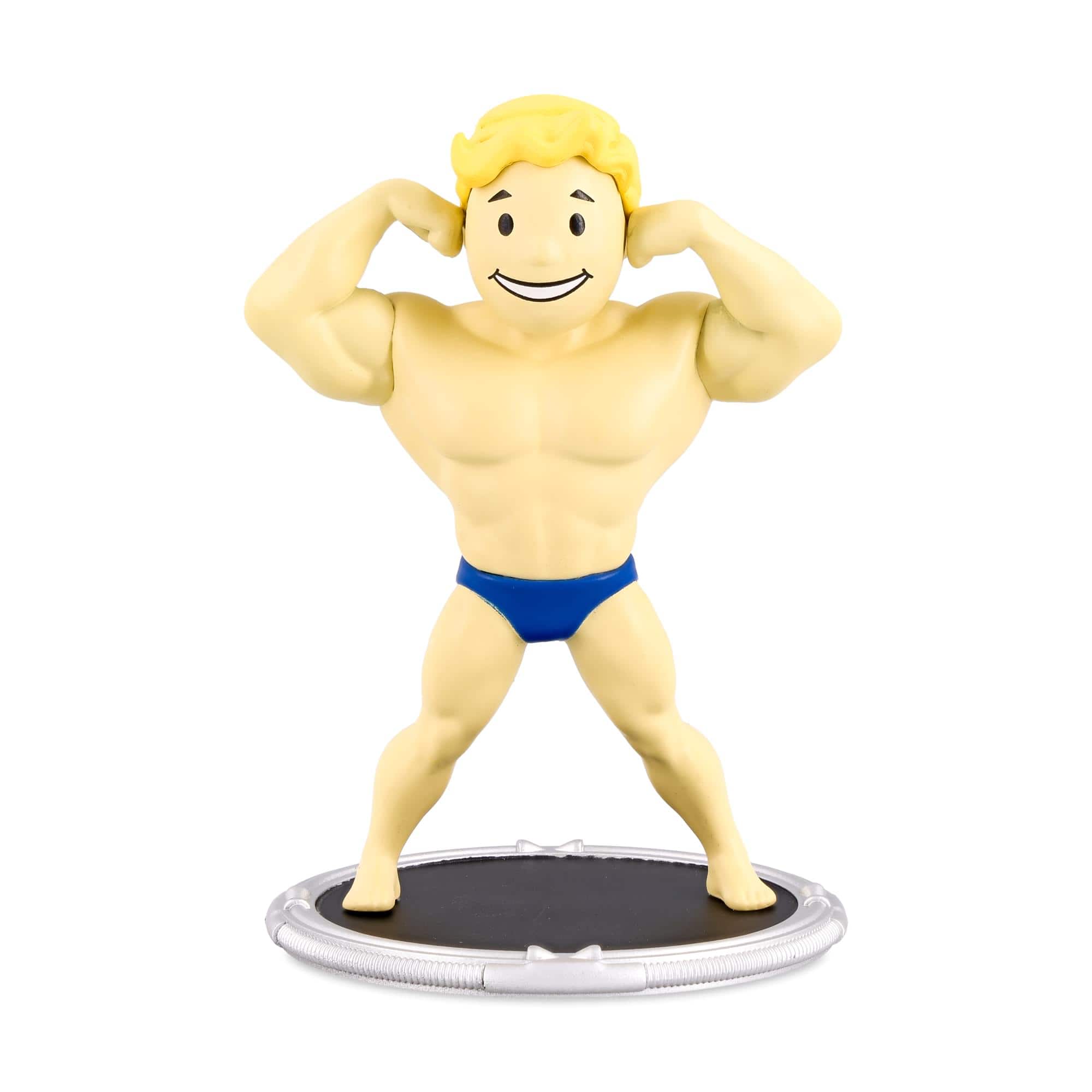 Toynk - Fallout Vault Boy (Strength) 3-Inch Mini Figure - Multi-Colored