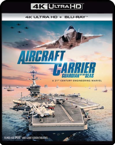 Front. Aircraft Carrier: Guardian Of The Seas   - 4K Blu-Ray.