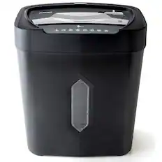 Front. Aurora - Aurora AU1230XA Anti-Jam 12-Sheet Crosscut Paper and Credit Card Shredder with 5.2-Gallon Wastebasket - Black.