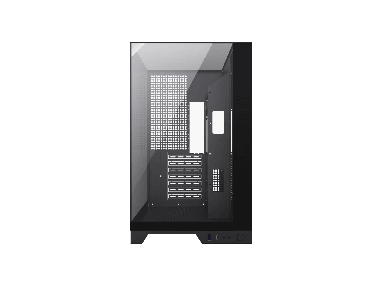 Alt View 8. GAMEMAX - infinity plus pc atx mid-tower chassis-black - Black.