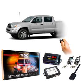 MPC - Remote Start For Kit Toyota Tacoma 2005-2010 | 2-Way LCD Remote | Key to Start - Black