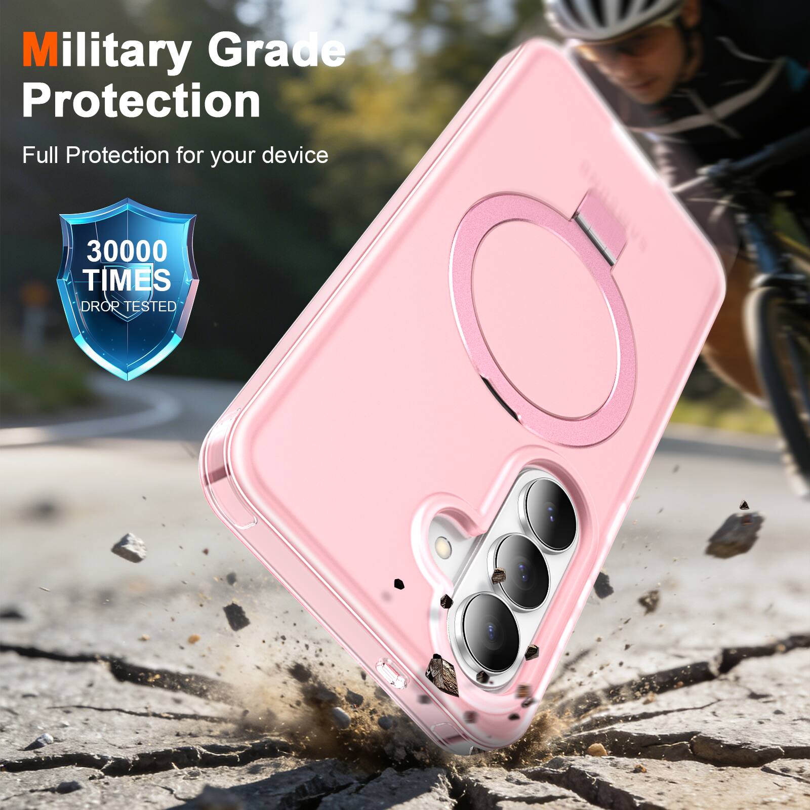 Military Grade Protection  
Full Protection for your device  
30000 TIMES DROP TESTED