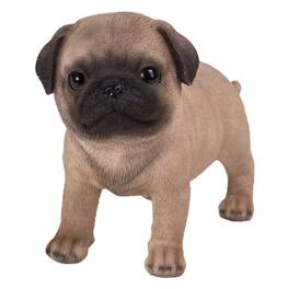 Pacific Trading - Realistic Adorable Fawn Pug Puppy Dog Figurine 5 inch Pet Pal Pugsy