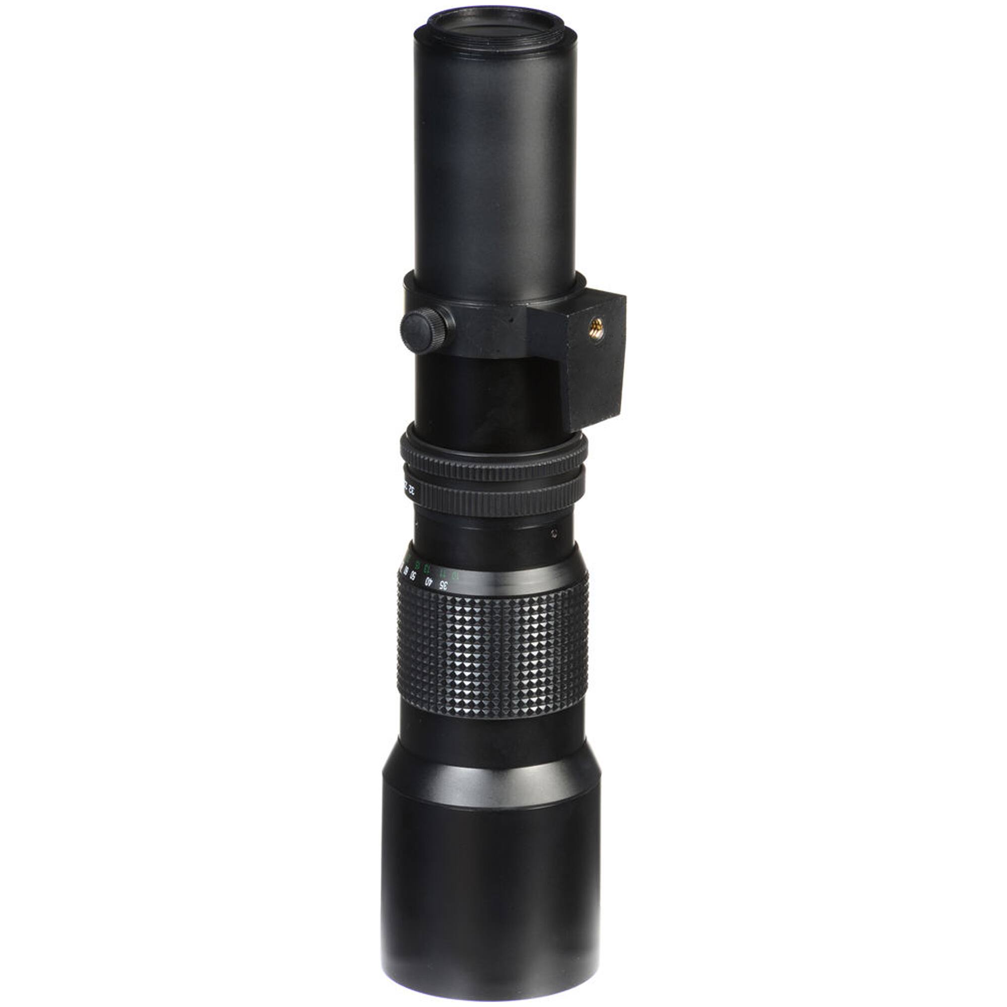 Back. Bower - High Defenition 500mm f/8.0 Preset Telephoto Lens Cameras - Black.