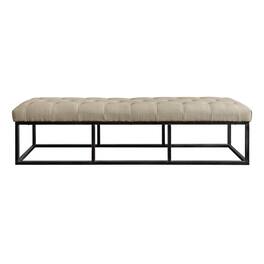 Finch - Danes Long Tufted Bench - Ivory