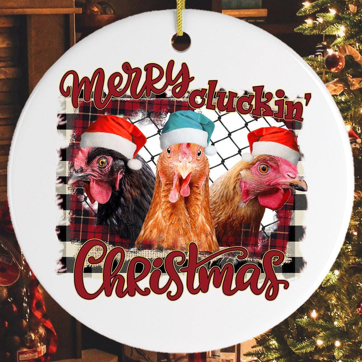 Merry cluckin' Christmas