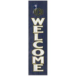 Jardine - Central Oklahoma Bronchos 12'' x 48'' Outdoor Leaner Welcome Sign - Navy
