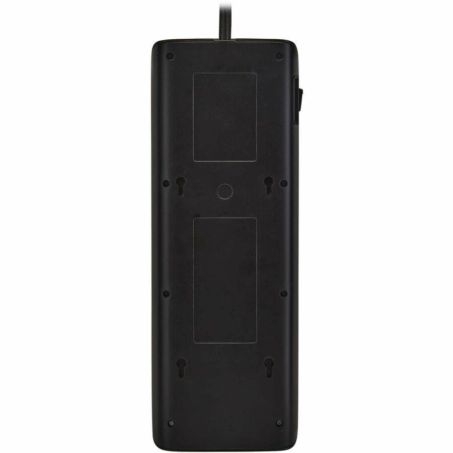 Alt View 7. Tripp Lite - Tripp Lite series Protect It! TLP118DBUC 11-Outlets Surge Suppressor/Protector - Household Electronic, Computer - Black.
