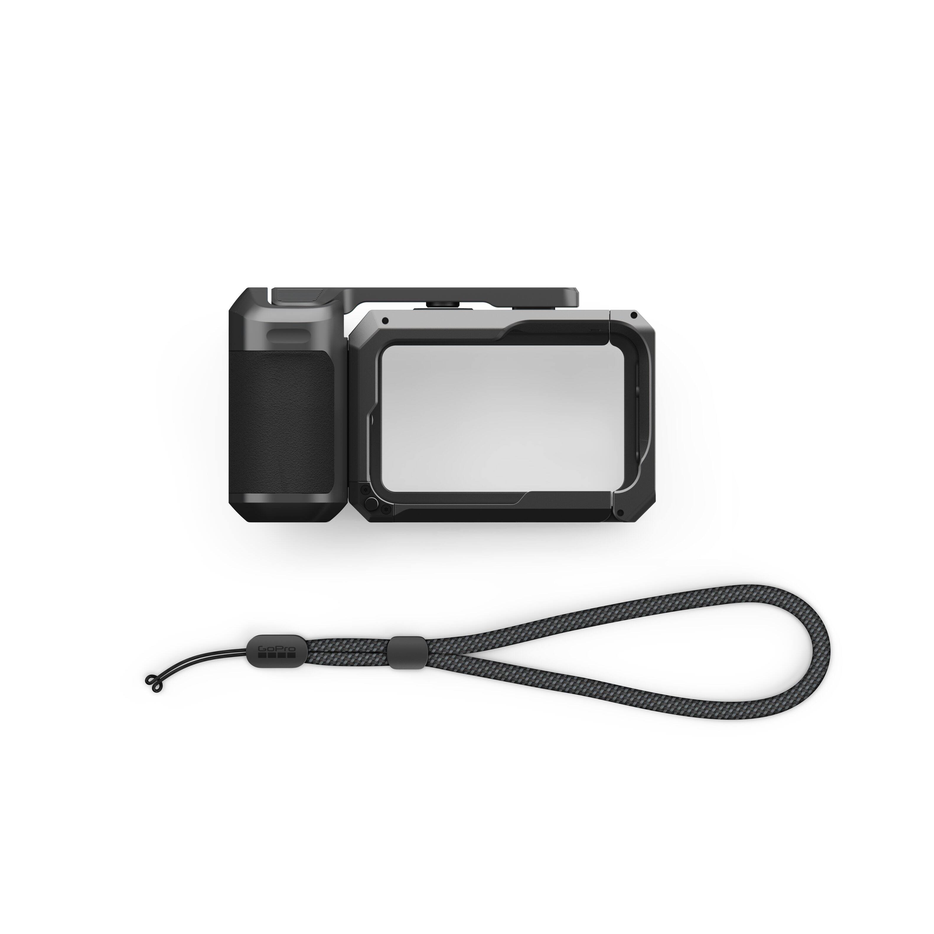 Left. GoPro - Point-and-Shoot Grip for Mission  1 PRO - Black.