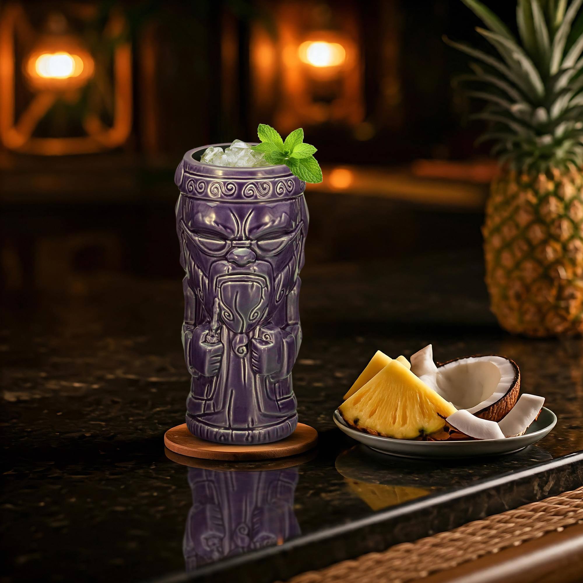 Alt View 2. Harry Potter - Geeki Tikis Harry Potter Dumbledore Ceramic Mug | Holds 18 Ounces - Black.