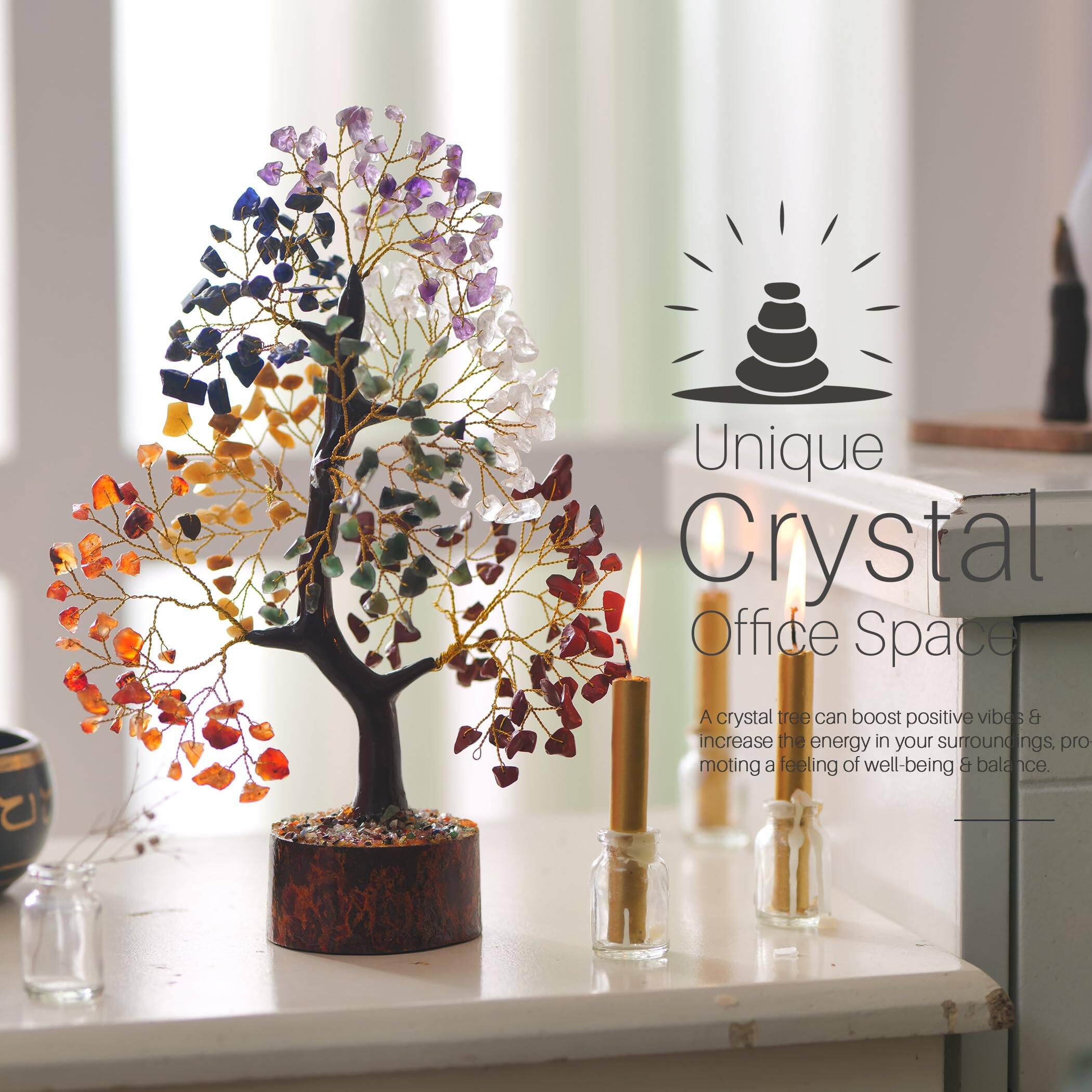 Unique Crystal Office Space

A crystal tree can boost positive vibes & increase the energy in your surroundings, promoting a feeling of well-being & balance.
