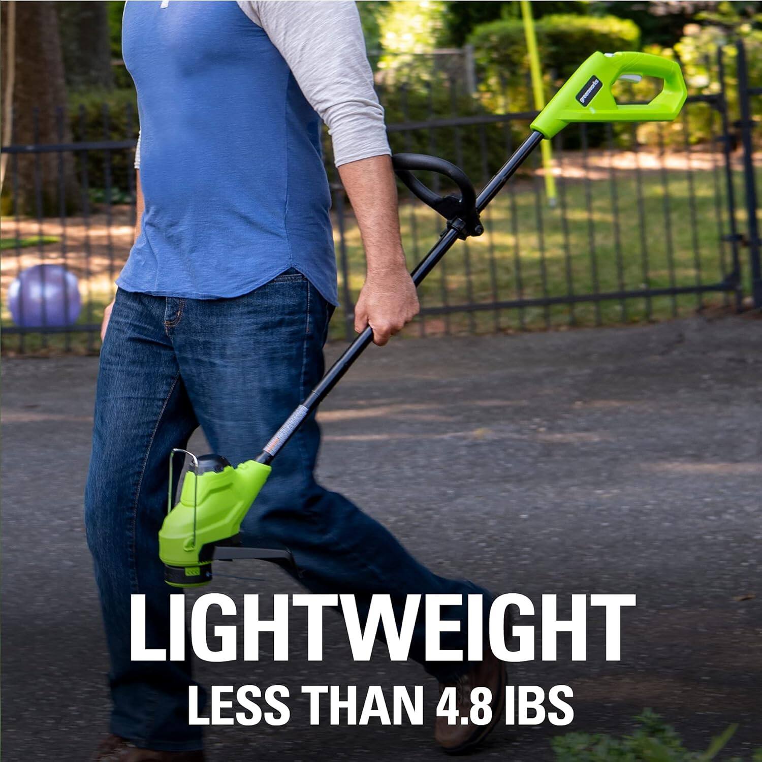 LIGHTWEIGHT  
LESS THAN 4.8 IBS