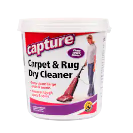 Capture - Carpet Cleaner Powder, Carpet Cleaner Solution, Carpet deodorizer, Fresh Scent - 2.5 lbs - White