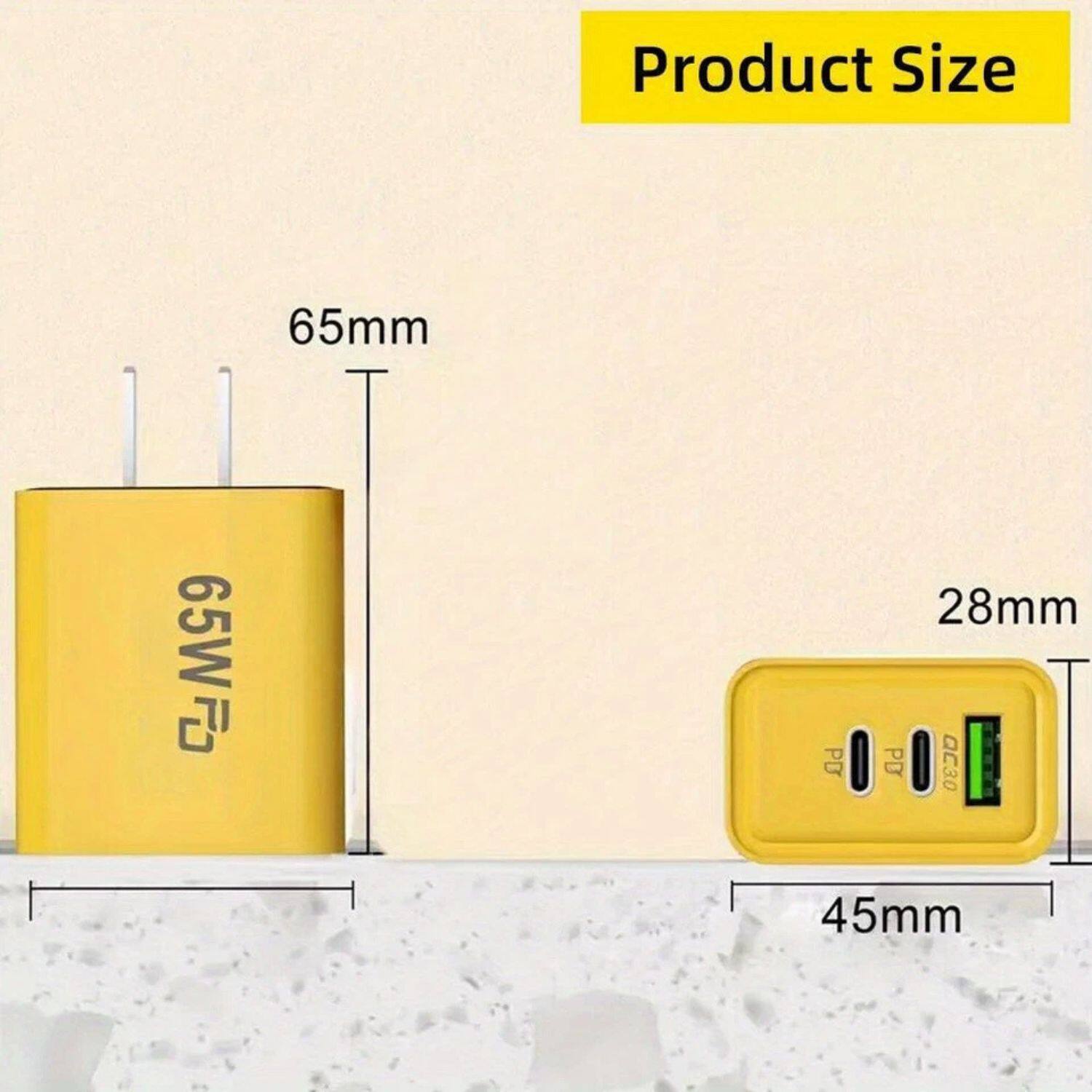 Product Size  
65mm  
65WFD  
28mm  
PD QC30  
45mm