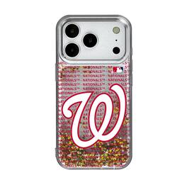 Keyscaper - MLB - Washington Nationals iPhone Text Backdrop Design Case - 14 - Multicolor