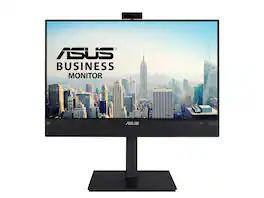 ASUS - 24" Full HD IPS Monitor with 2MP Webcam, Noise-canceling Mic, USB-C Docking, Eye Care, Height Adjustable BE24ECSNK - Black