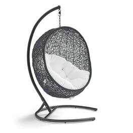 Encase Swing Outdoor Patio Lounge Chair by Modway - White