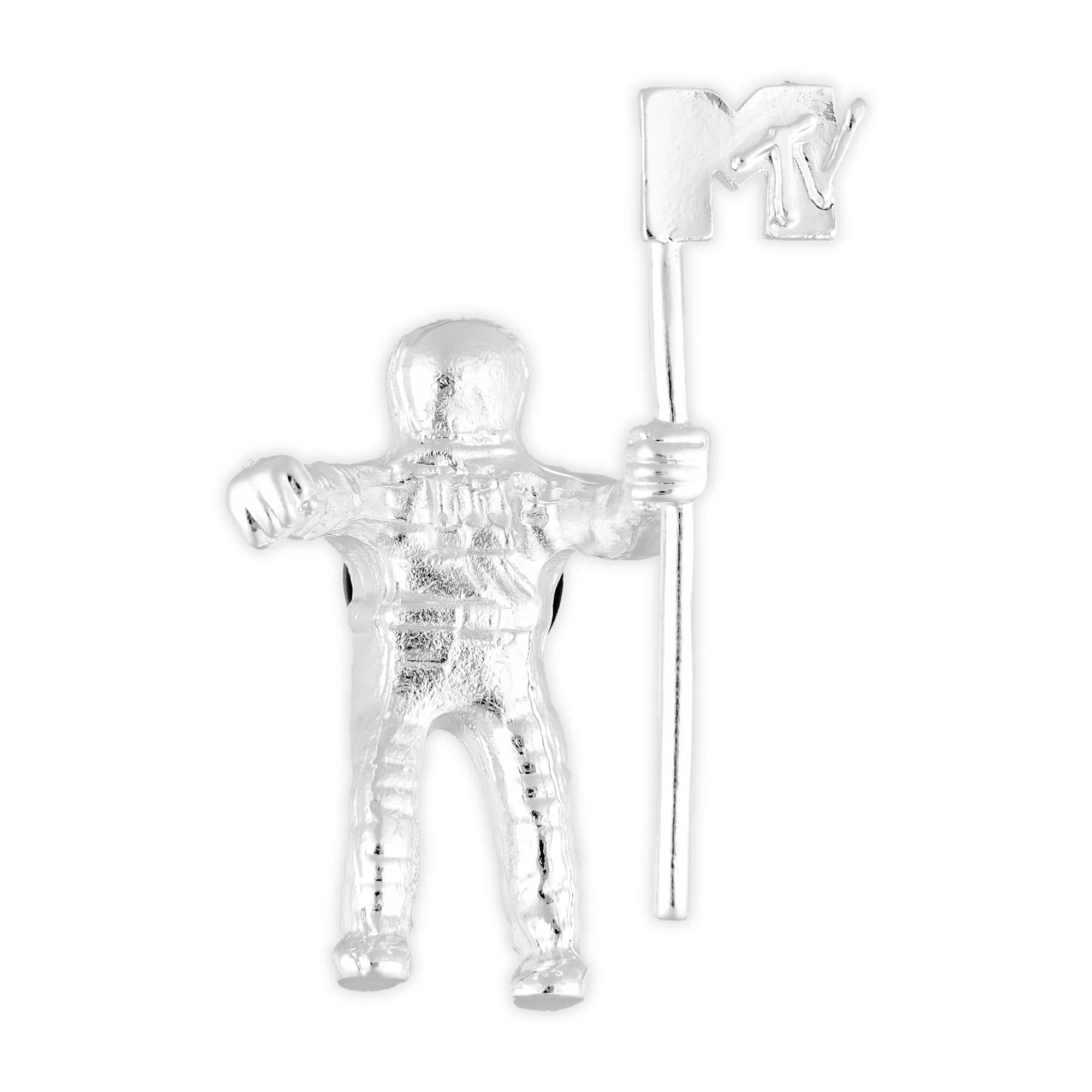 SalesOne LLC - MTV Moon Man 3D Metal Collector's Pin - Silver price history on PriceWatchPro