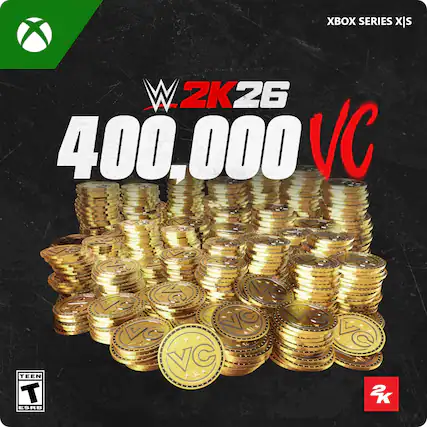 XBOX SERIES X/S
WWE 2K26
400,000 VC
TEEN ESRB