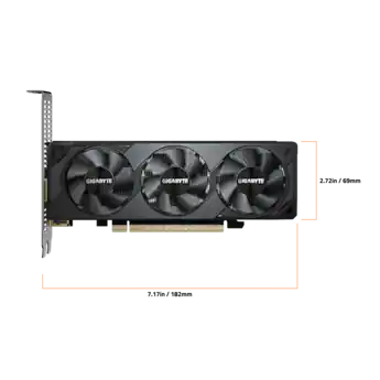 GIGABYTE GeForce RTX 5050 OC Low Profile 8GB GDDR6 PCI Express 5.0 GIGABYTE GeForce RTX 5050 OC Low Profile 8GB GDDR6 PCI Express 5.0