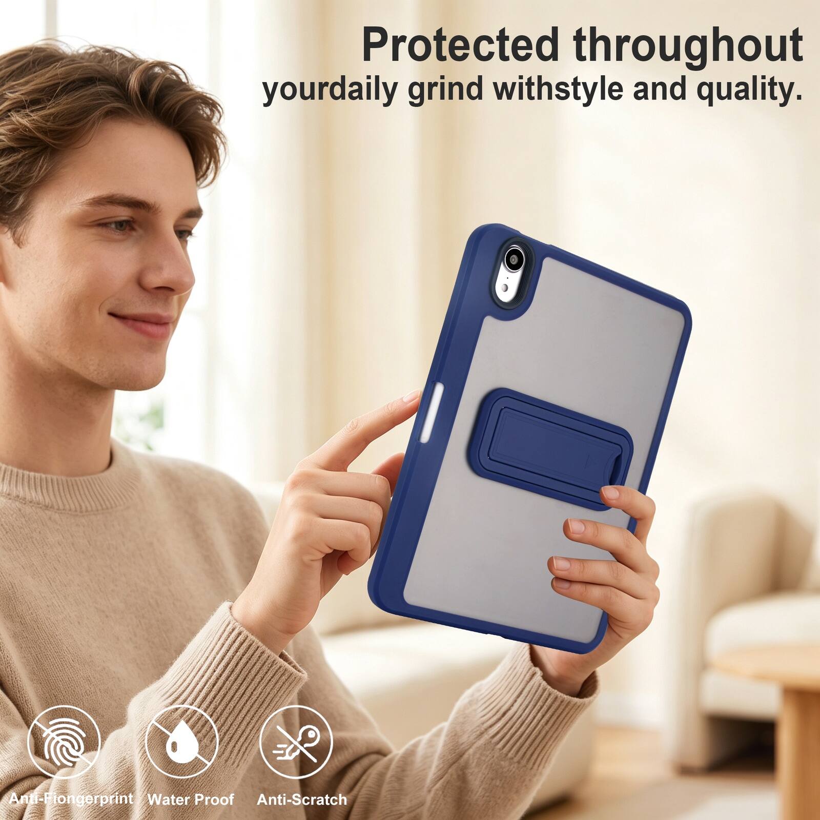 Protected throughout your daily grind with style and quality.

Anti-Fingerprint
Water Proof
Anti-Scratch