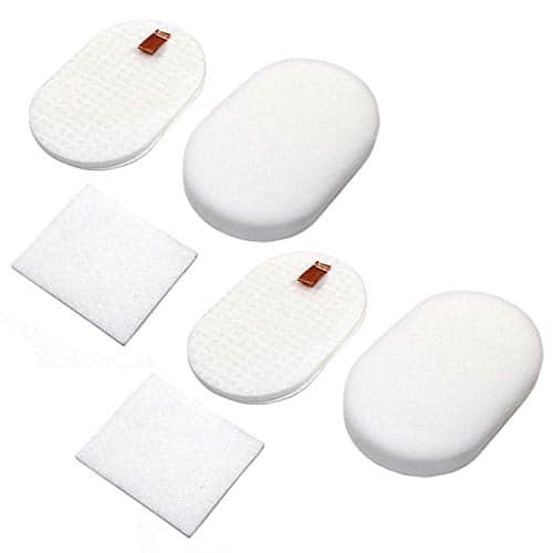 HQRP - 2-Pack Foam Felt Filter Kit Replaces XFFH400 XEXFH400 for Shark Rocket Powerhead AH400 AH401 AH452