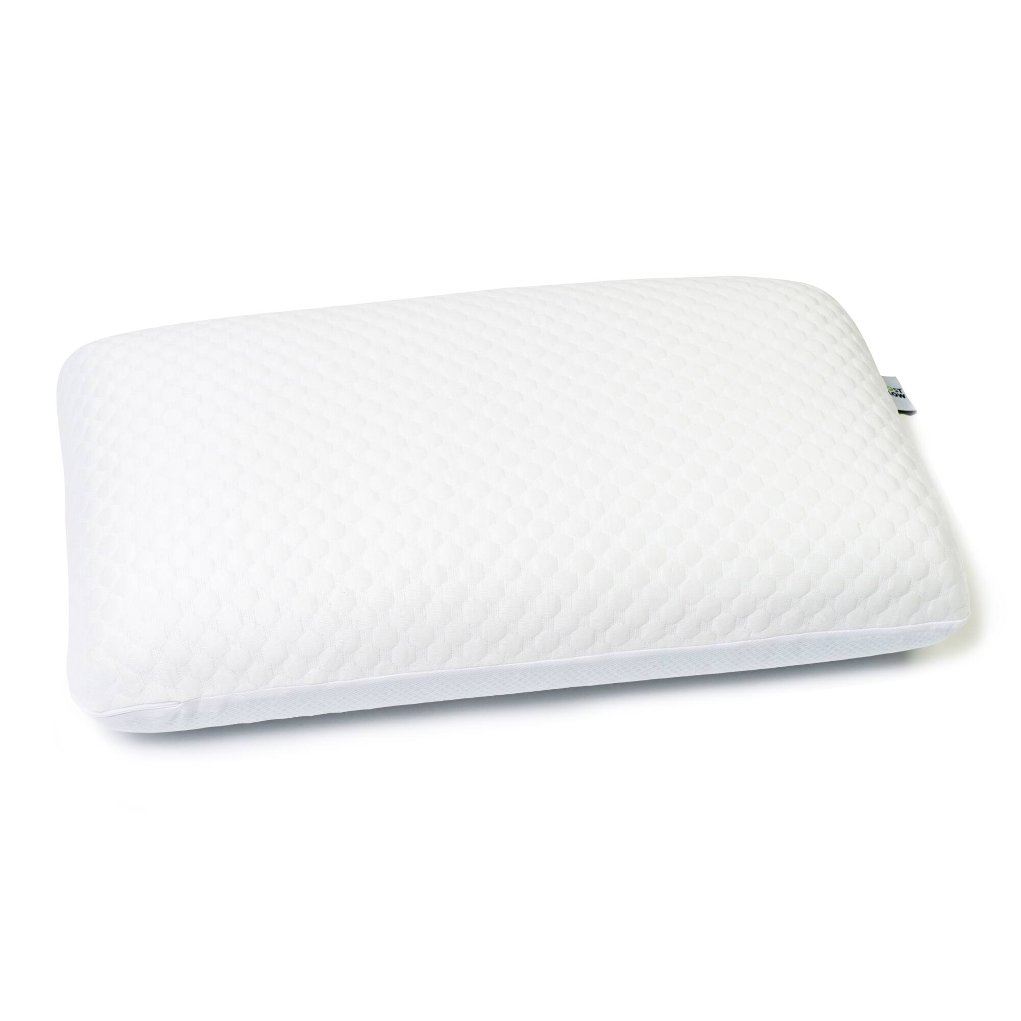 Angle. GhostBed - GhostPillow - Cooling Shredded 2 pk - White.