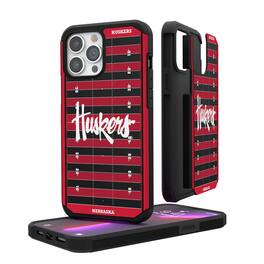Keyscaper - NCAA - Nebraska Huskers Field iPhone Rugged Case - 15 - Multicolor