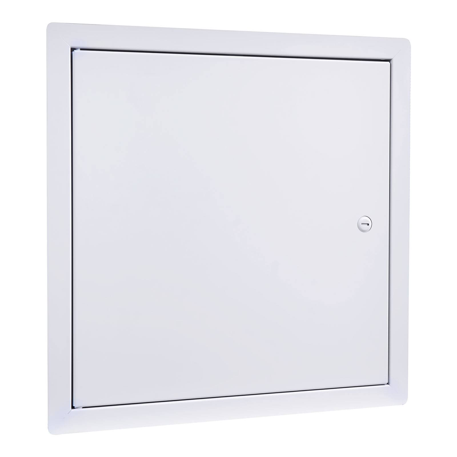 Alt View 5. VEVOR - Access Panel for Drywall, 15.2 x 15.2 in Galvanized Steel Access Door, Easy Install Hinged Service Panel - White.
