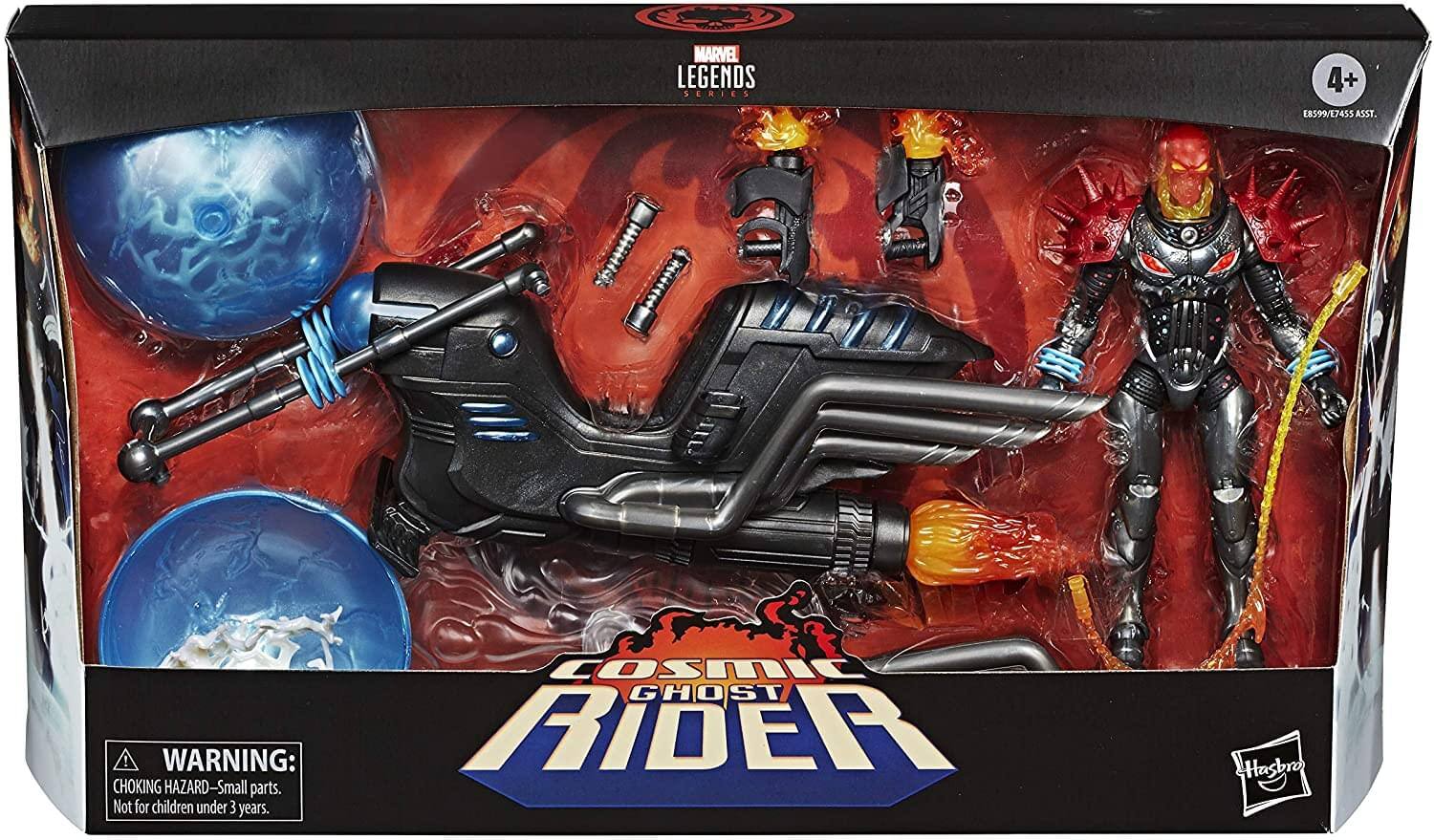 MARVEL LEGENDS SERIES  
4+  
E8599/E7455 ASST.  

COSMIC GHOST RIDER  

WARNING: CHOKING HAZARD - Small parts. Not for children under 3 years.  

Hasbro