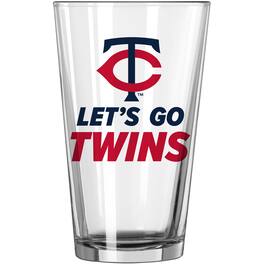 Logo Brands - 16oz. Team Slogan Pint Glass - Multicolor