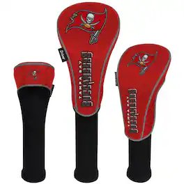 WinCraft - Tampa Bay Buccaneers Three-Pack Golf Club Headcover Set - Multicolor