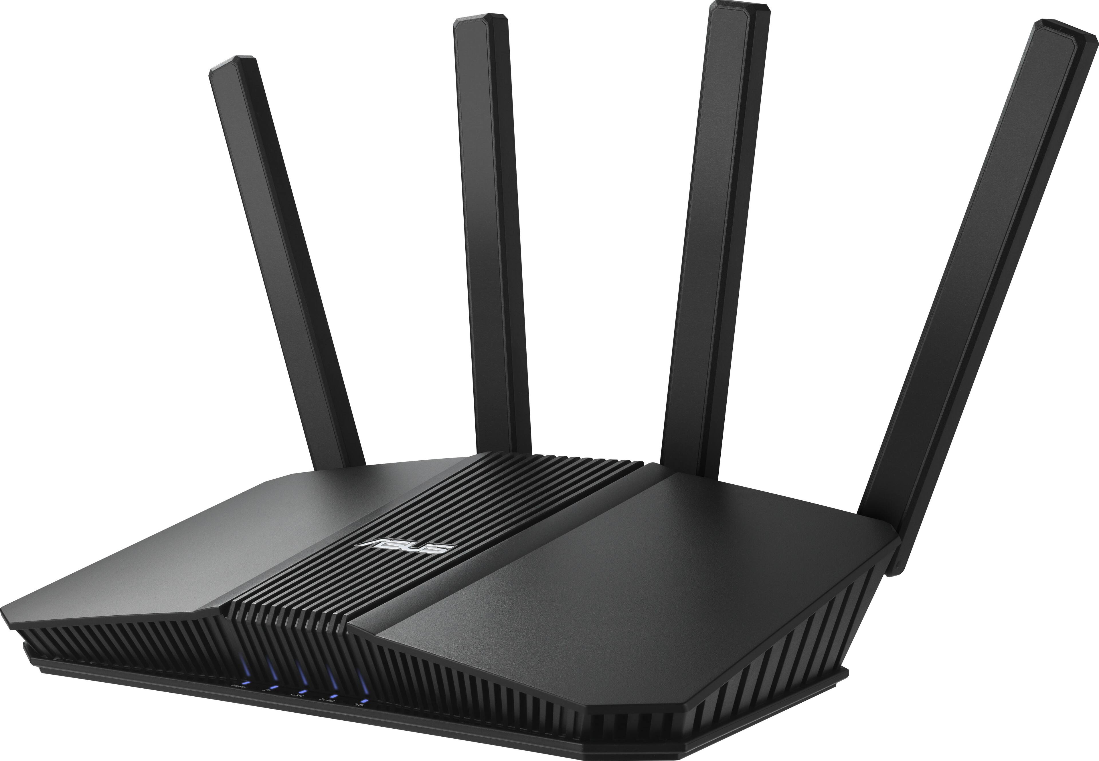 Alt View 7. ASUS - RT-BE82U BE6500 Dual-Band Wi-Fi 7 Router - Black.
