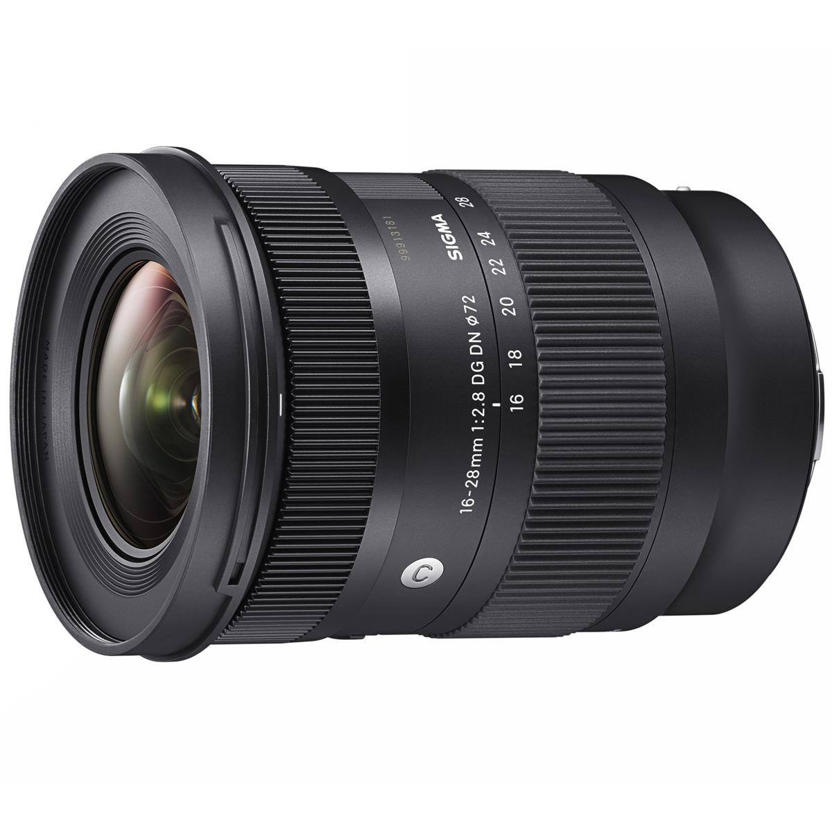 28 99913181 SIGMA 24 22 72 20 DN 18 DG 1:2.8 16 16-28mm