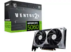 msi OC DITION VENTUS 2x X 8GB GDDR7 GEFORCE RTX 5060 DLSS 4 GEFORCE RTX TVIDIL 5060 REFLEX | STUDIO RAY TRACING |