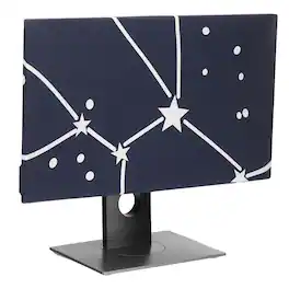 Unique Bargains - Monitor Dust Cover Anti-Static Dustproof Protective Cover Computer Screen Sleeve for 28 Inch Monitor PC Desktop HD Panel - Black