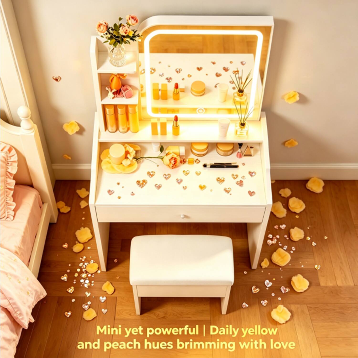 Mini yet powerful | Daily yellow and peach hues brimming with love