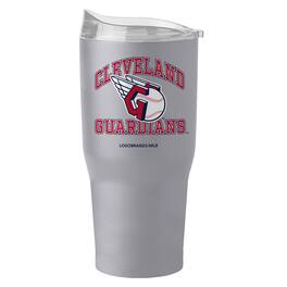 Logo Brands - Cleveland Guardians 30oz. Stone Powder Coat Tumbler - Multicolor